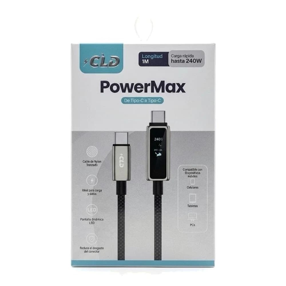 Cable CLD Powermax 240W 1M Negro