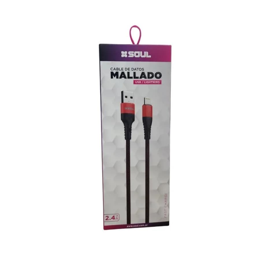 Cable Mallado USB a Lightning