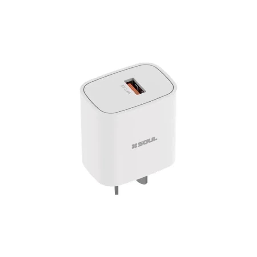 Cargador Viajero Classic 2.4A USB c/Cable Lightning