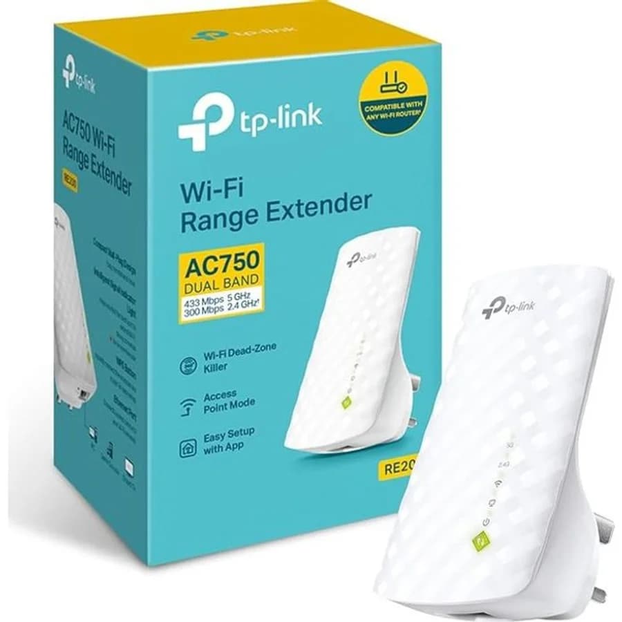 RE200 Range Extender TP-Link Dual Band AC750 Universal