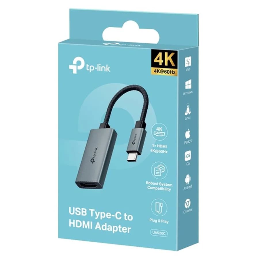 Adaptador TP-Link USB-C a HDMI hasta 4K / 60 Hz