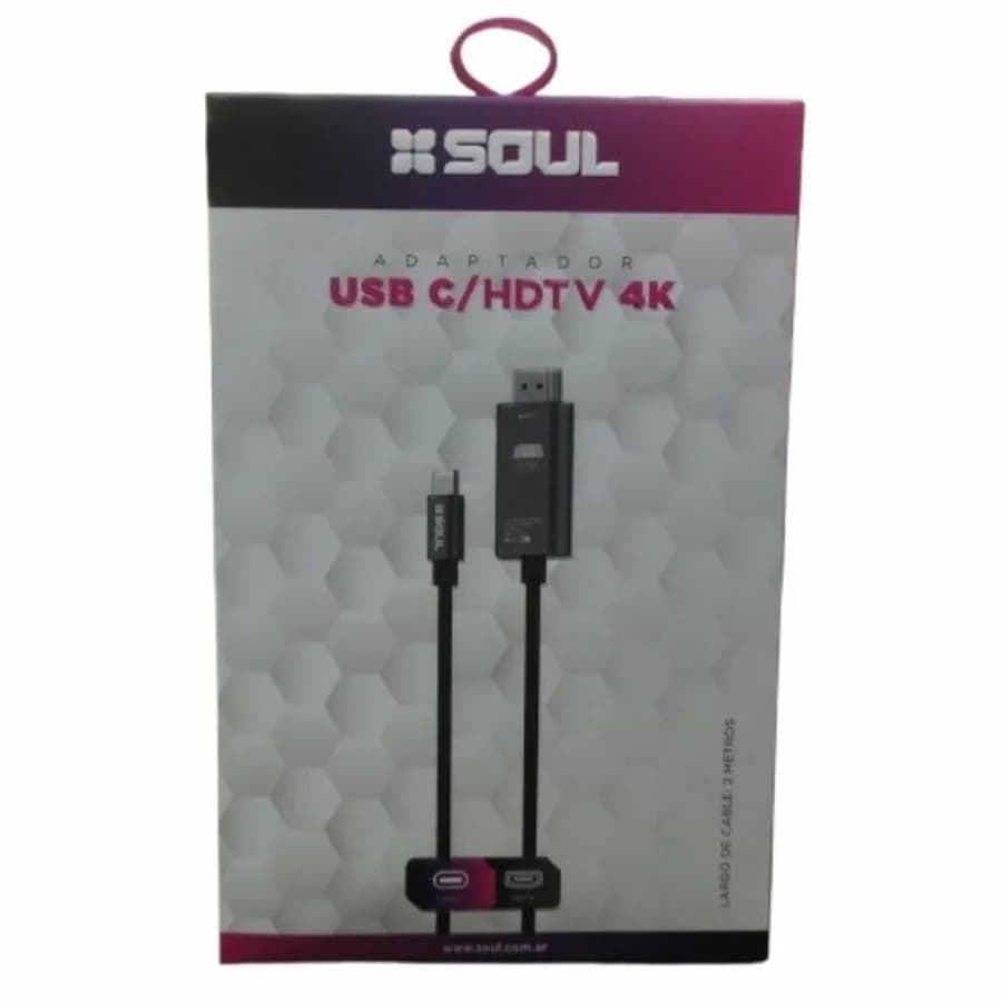 Adaptador Video USB-C a HDMI 4K