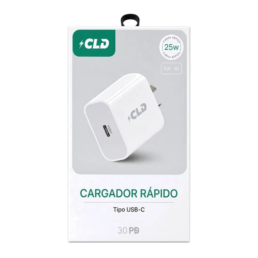 Cargador de Pared CLD Tipo C 25W CW07