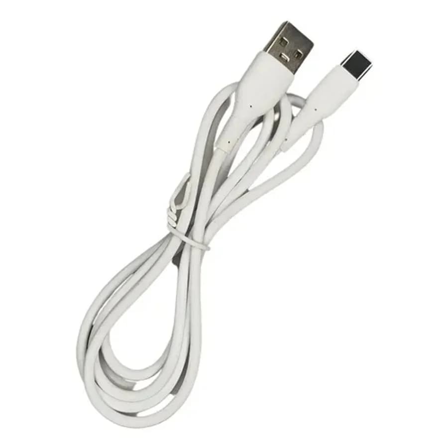 Cable USB Silicone Type-C 1.5mts Blanco