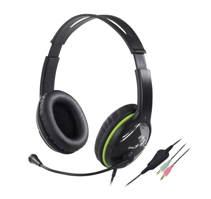 Auricular con Micrófono Genius HS-400A Verde (Single Jack)