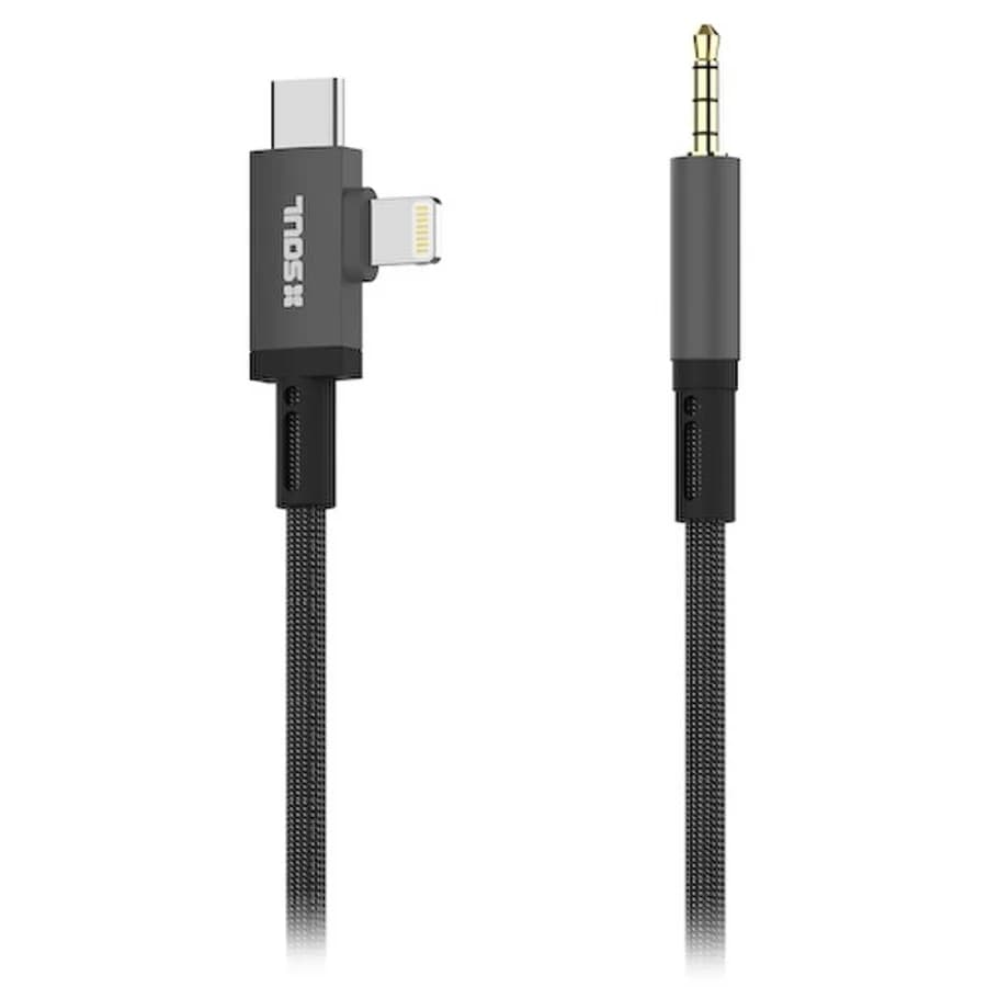 Adaptador Audio USB-C + Lightning a 3.5mm